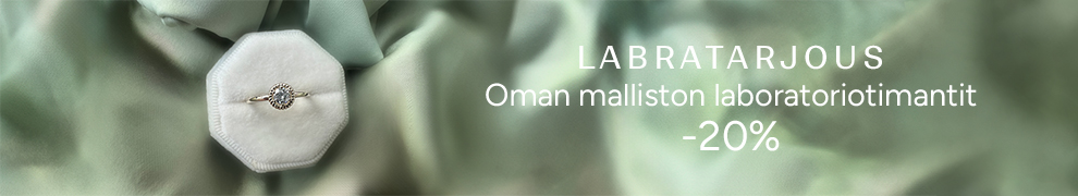 Oman malliston Labratimanttikorut -20%